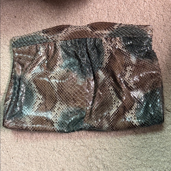 Women’s Bags by Supreme Chic Snake Skin Clutch Bag Vintage - Picture 2 of 3